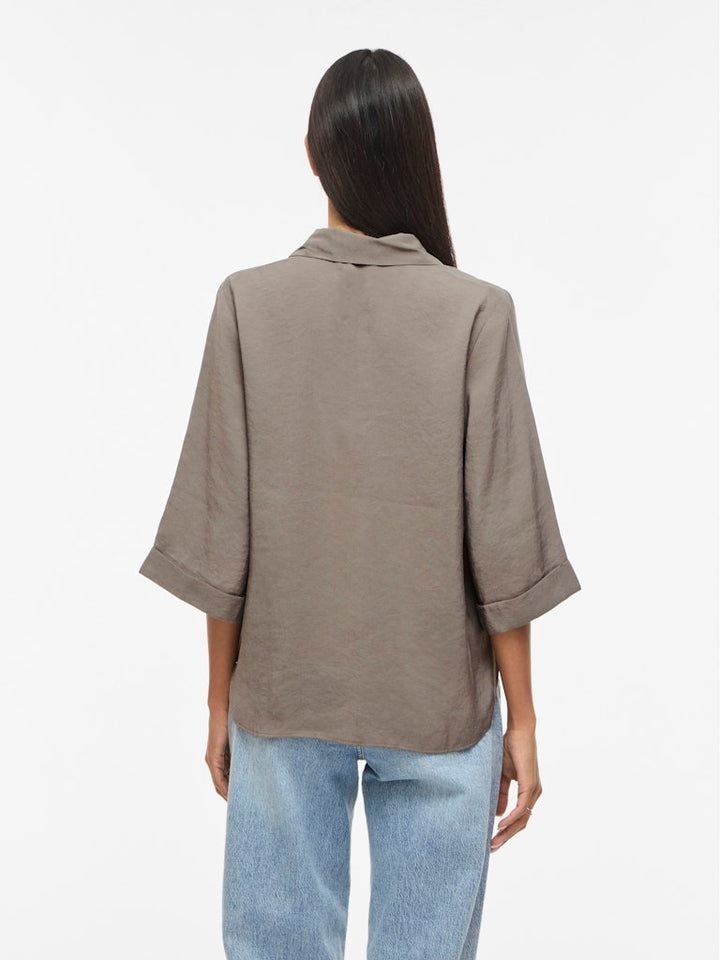 Vihula 3/4 Shirt - Noos - Taupe
