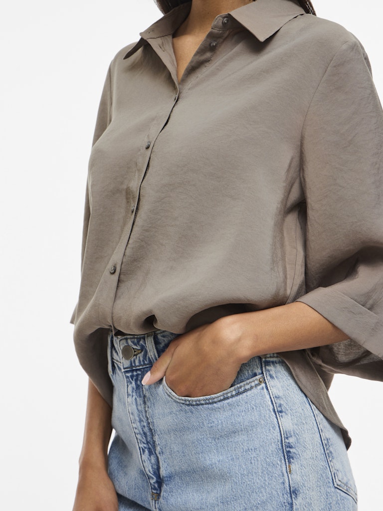 Vihula 3/4 Shirt - Noos - Taupe