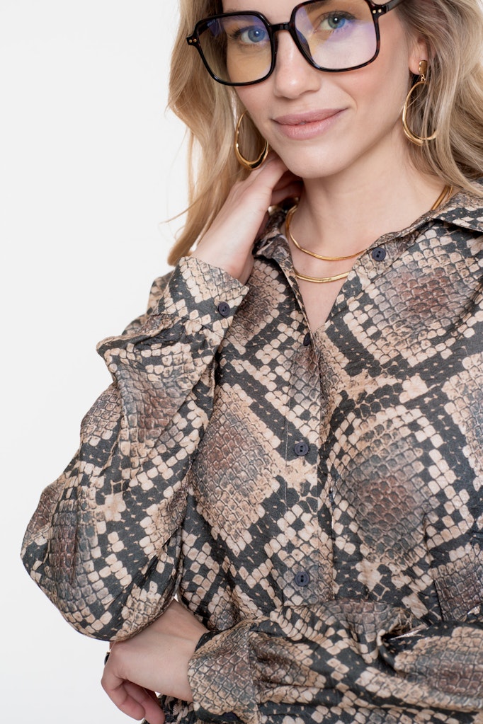 Blouse Animal - Bruin Dessin