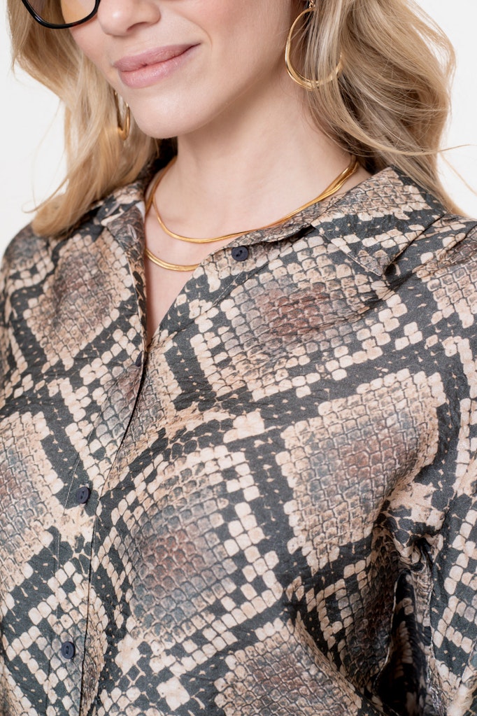 Blouse Animal - Bruin Dessin