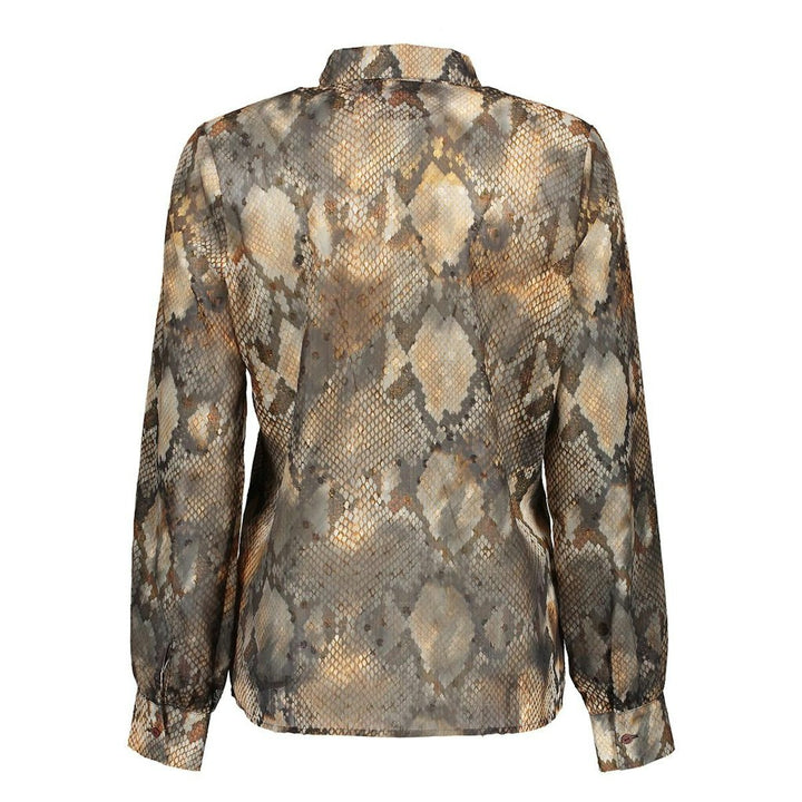 Blouse Print - Bruin Dessin