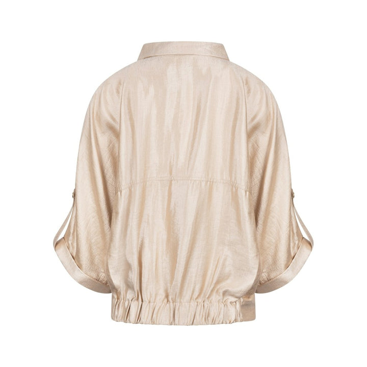 Nelly Blouse - Bruin Dessin