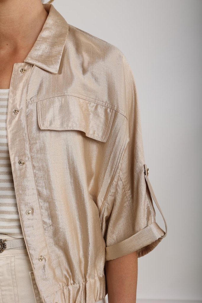 Nelly Blouse - Bruin Dessin