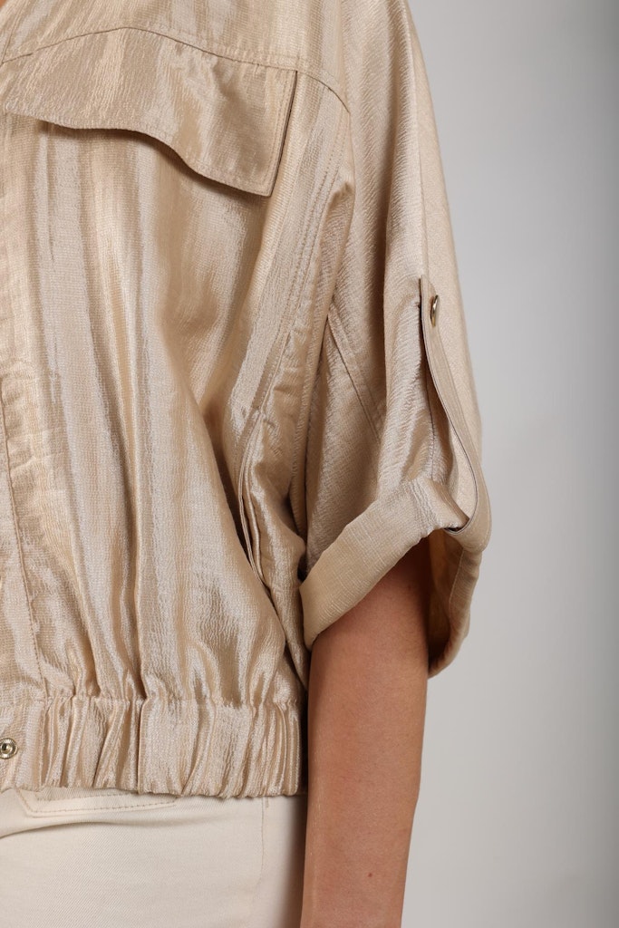 Nelly Blouse - Bruin Dessin