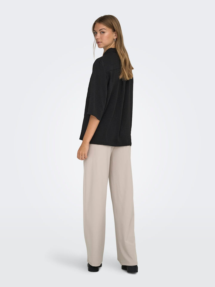 Jdydivya 3/4 Loose Shirt Wvn Noos - Zwart