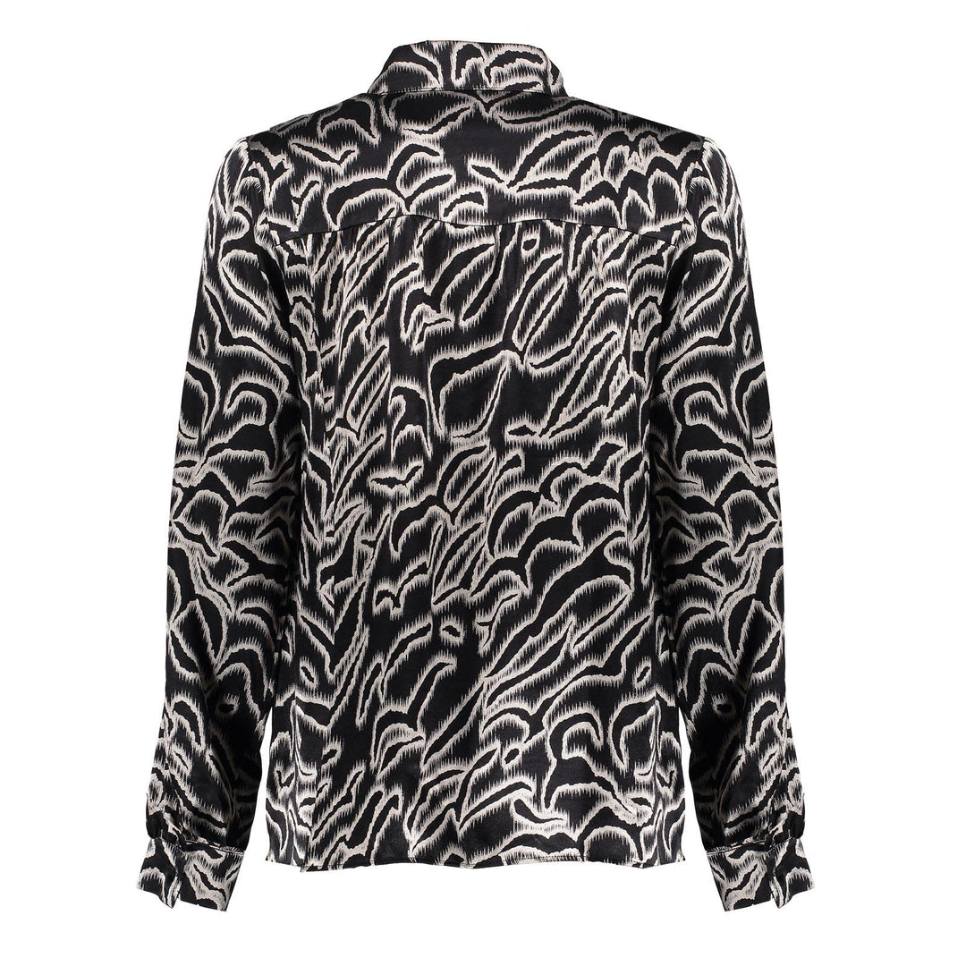 Blouse - Zwart Dessin