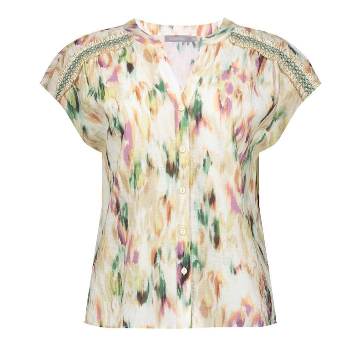Blouse - Ecru Dessin