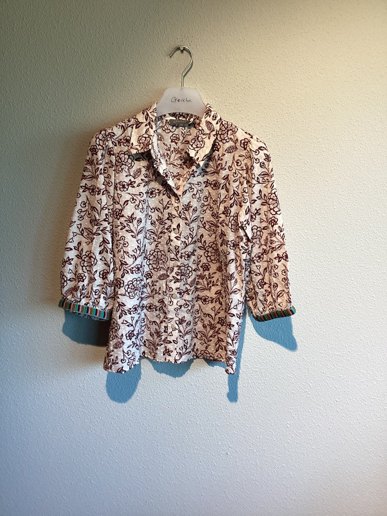 Blouse - Ecru Dessin