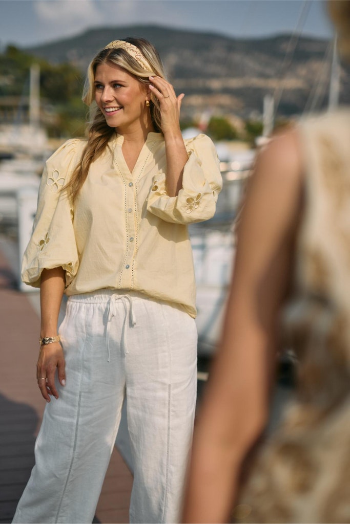 Rosie Blouse - Licht Geel