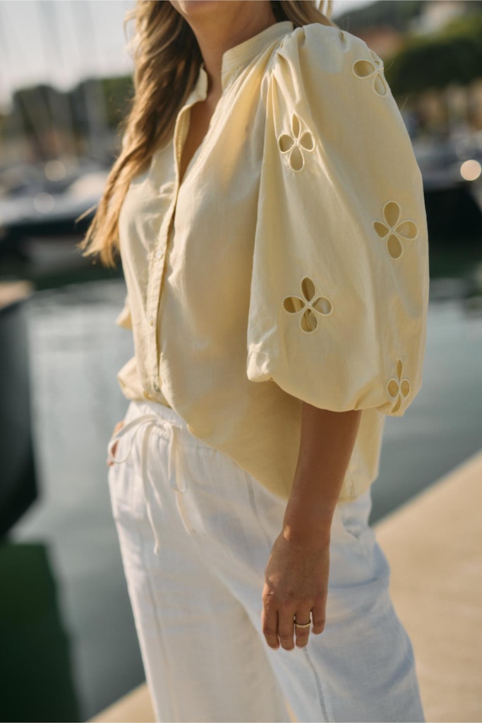 Rosie Blouse - Licht Geel