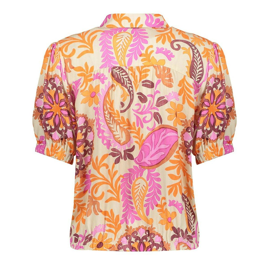 Blouse - Oranje Dessin