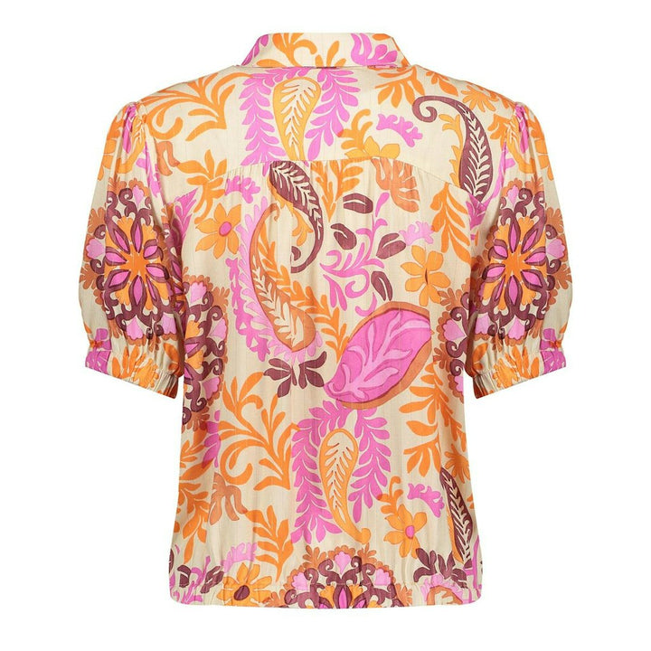Blouse - Oranje Dessin