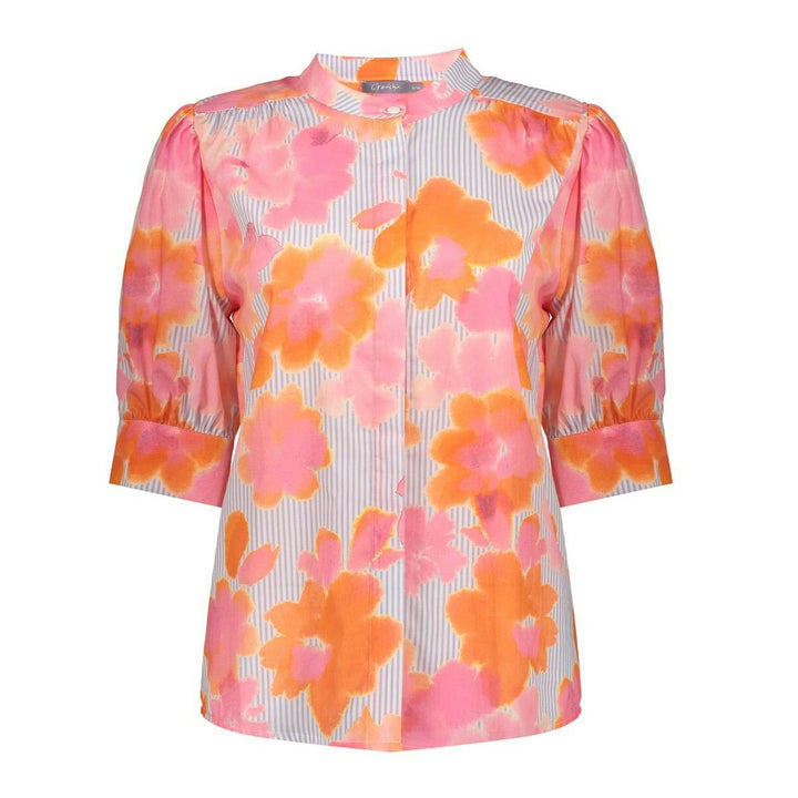Blouse - Oranje Dessin