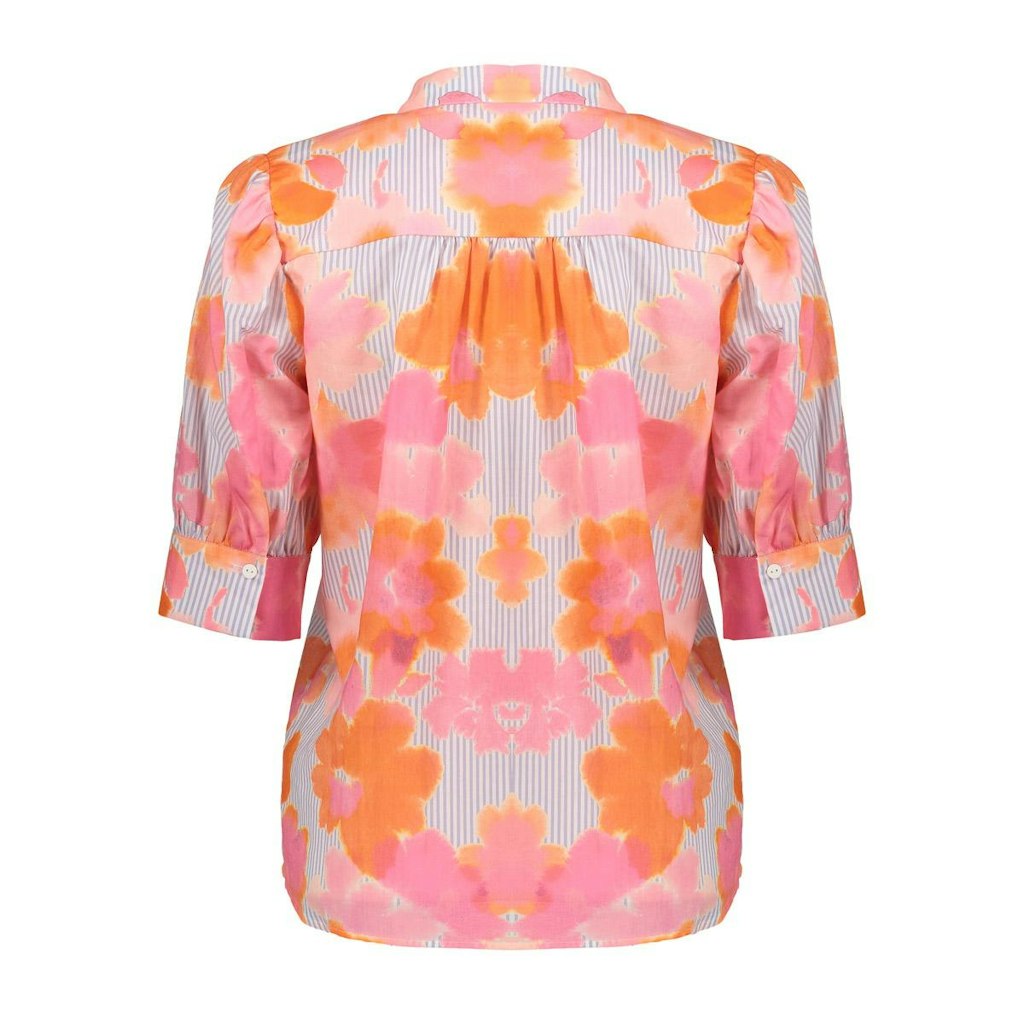 Blouse - Oranje Dessin