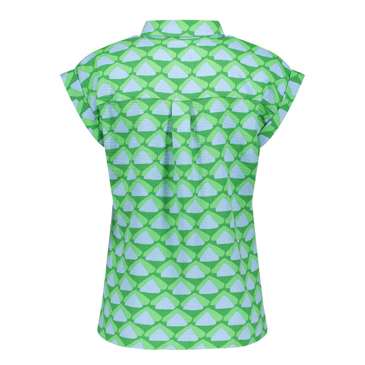 Blouse - Groen Dessin