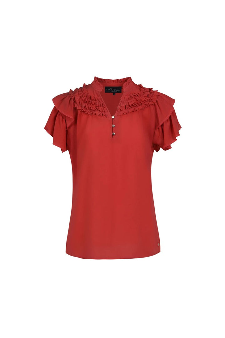 Blouse Rose - Koraal Rood