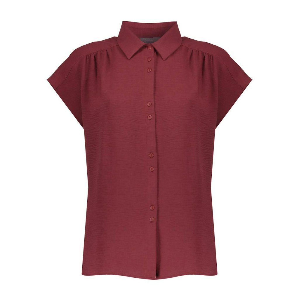 Blouse Crinckle - Bordeaux