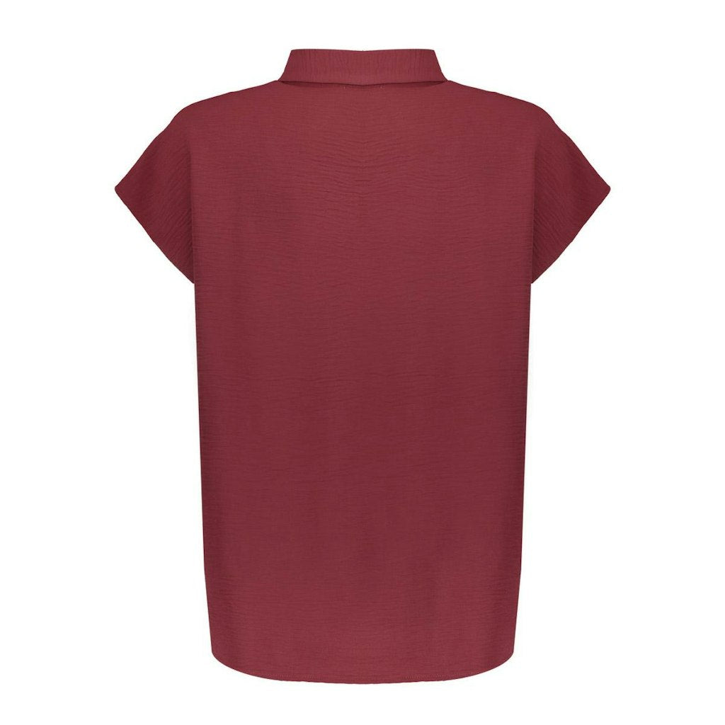 Blouse Crinckle - Bordeaux