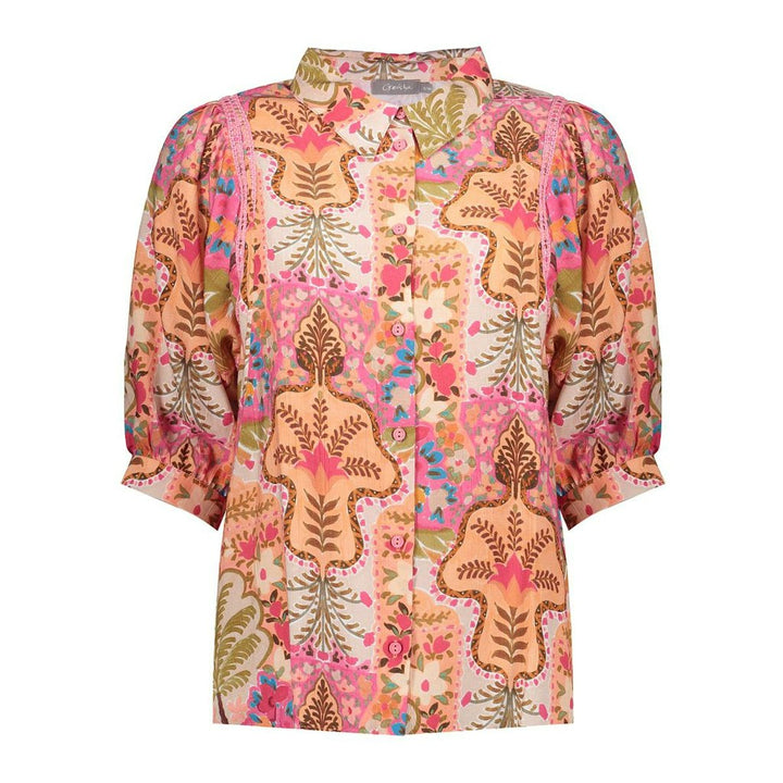 Blouse - Roze Dessin
