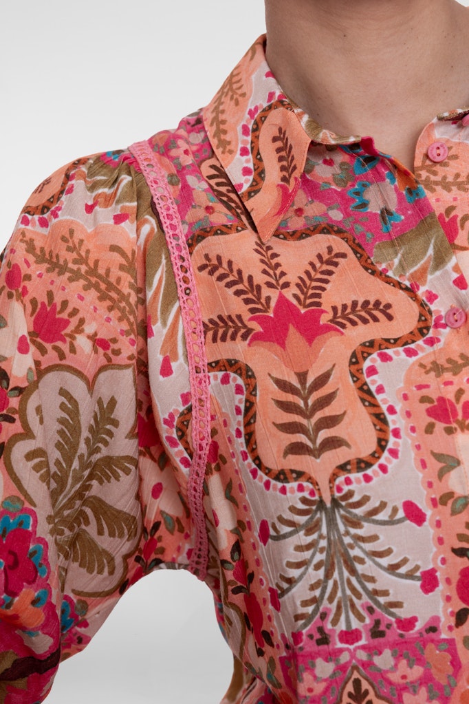 Blouse - Roze Dessin
