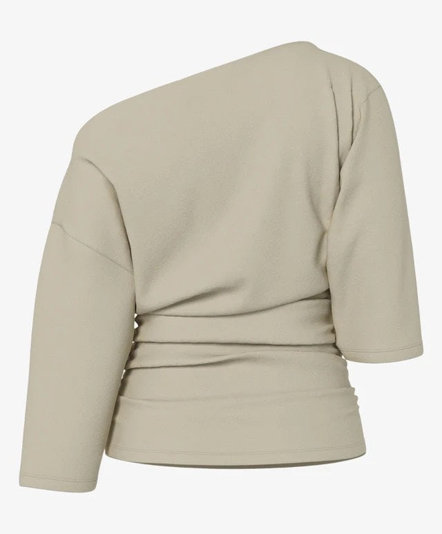 Hdoctavia Ls Off-shouder Top - Ecru