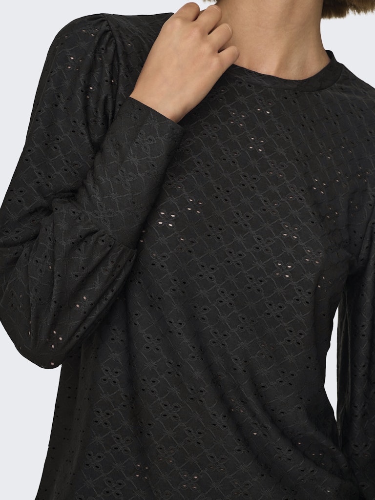 Jdycathinka L/s Bellsleeve Top Jrs Noos - Zwart