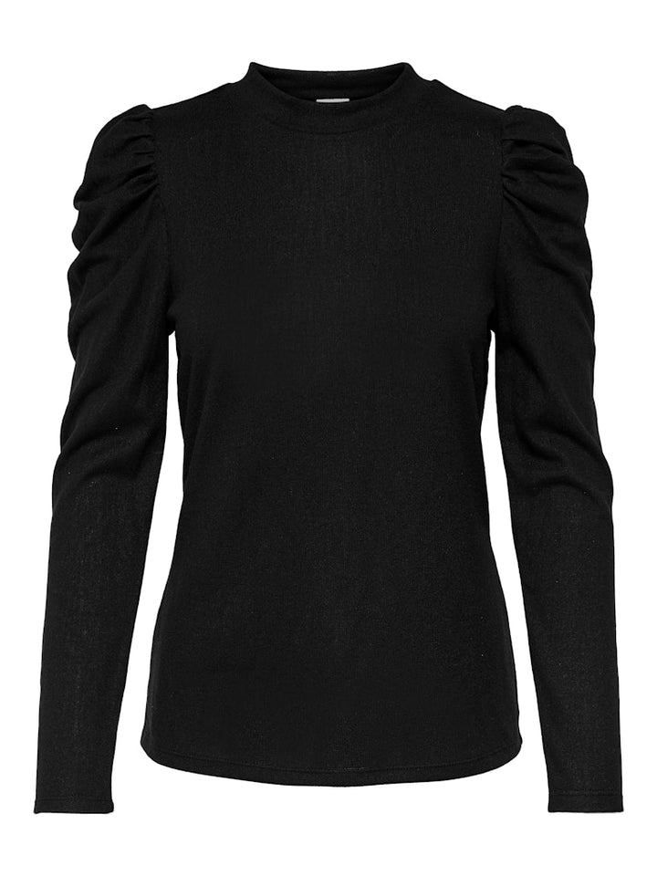 Jdytonsy L/s Puff Sleeve Top Jrs Dia - Zwart