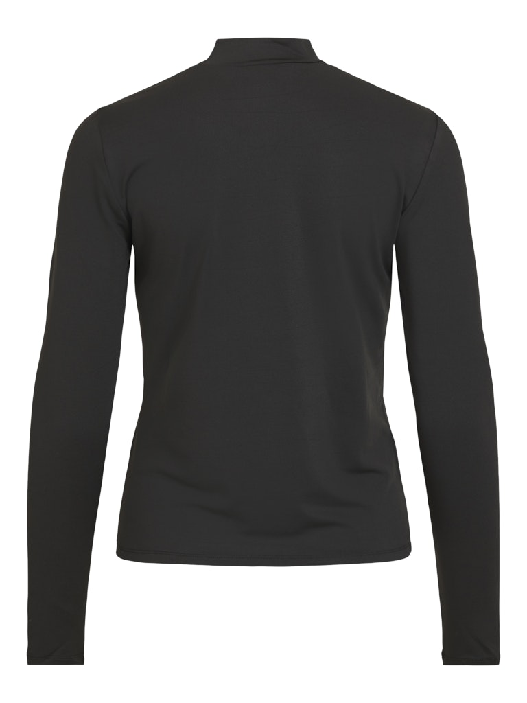 Vileoa L/s High Neck Top - Noos - Zwart