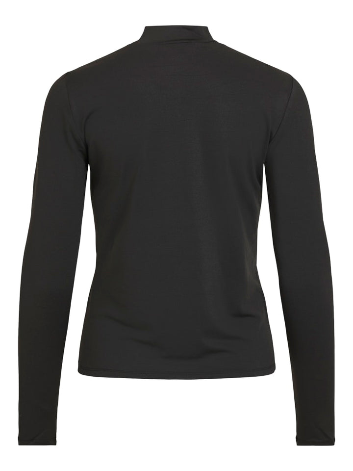 Vileoa L/s High Neck Top - Noos - Zwart