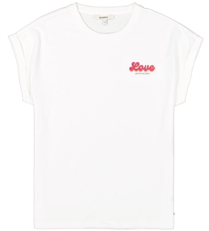 Garcia - Korte mouw T-shirts - 4339.02.0003 - Off-white