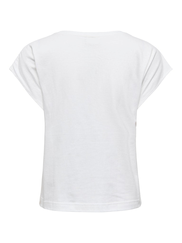 Jdydear S/s Pearl T-shirt Jrs - Off-white