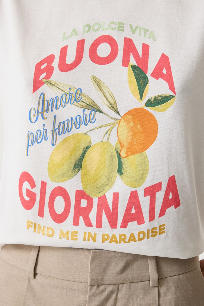 Garcia - Korte mouw T-shirts - 4339.02.0136 - Off-white