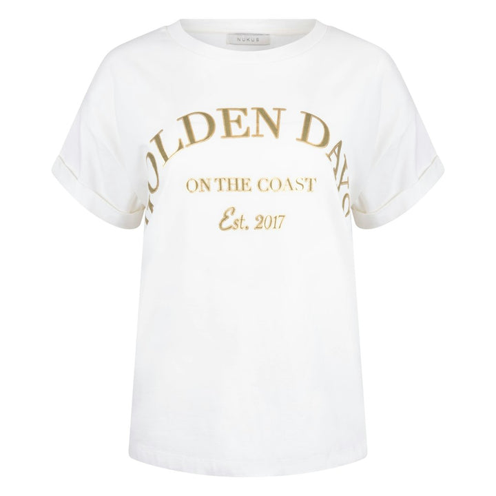 Sanne Shirt Golden Days - Off-white