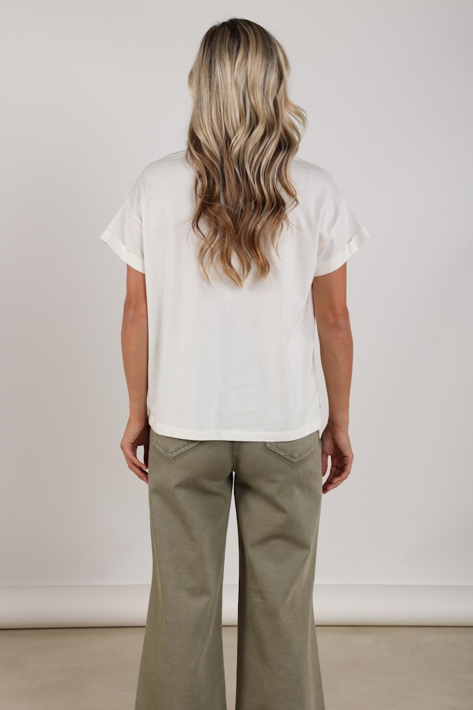 Sanne Shirt Golden Days - Off-white