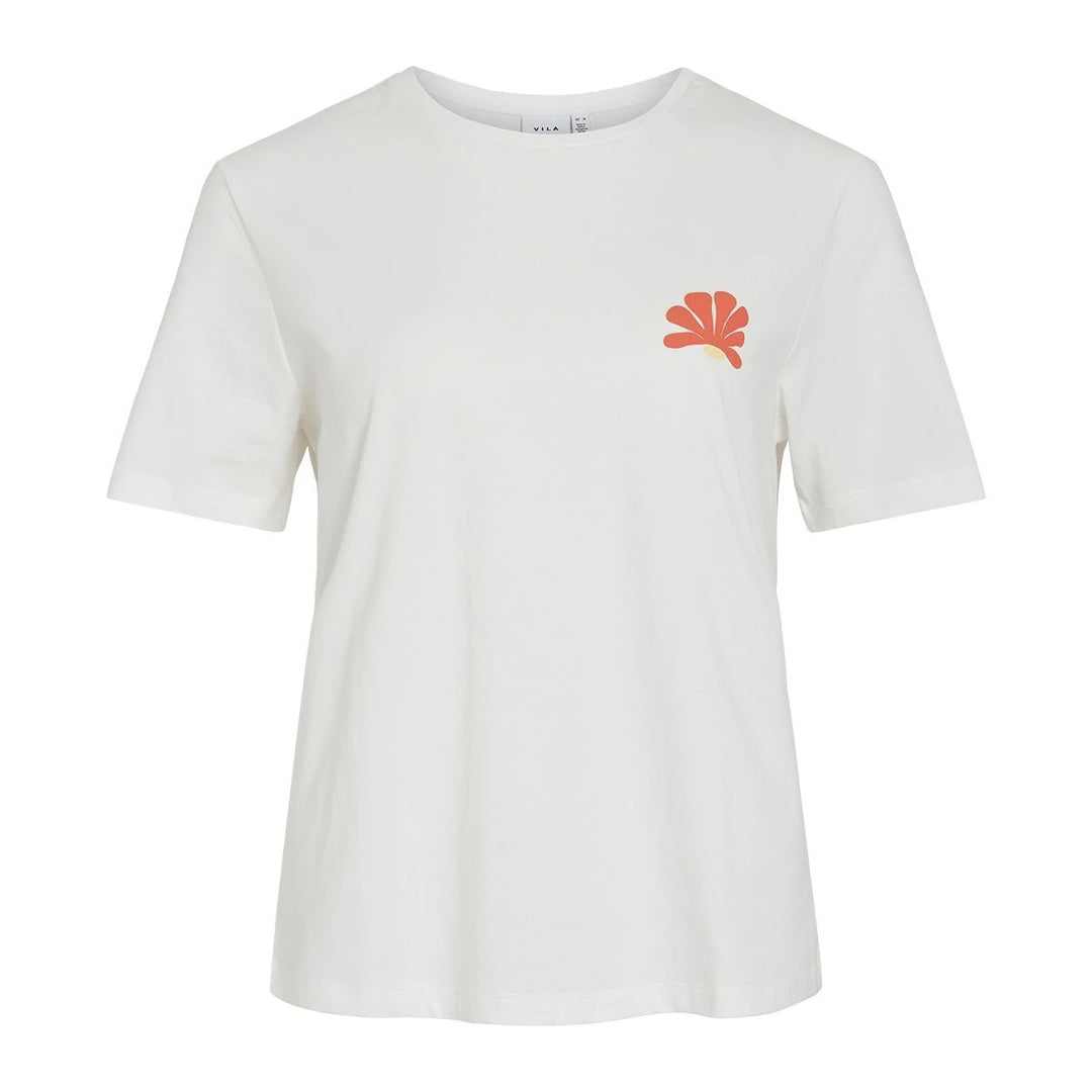 Vihiva S/s T-shirt /lc - Off-white