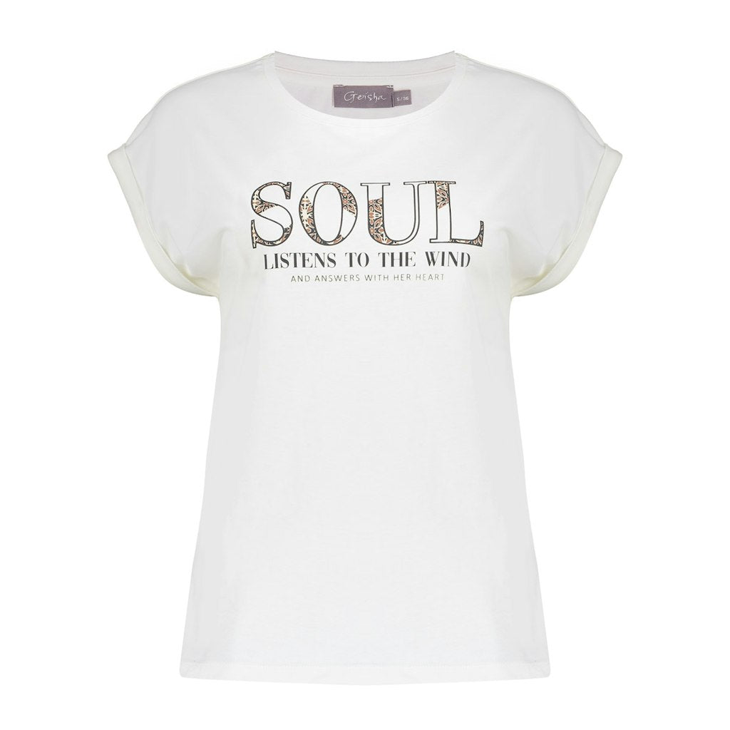 T-shirt 'soul' - Off-white