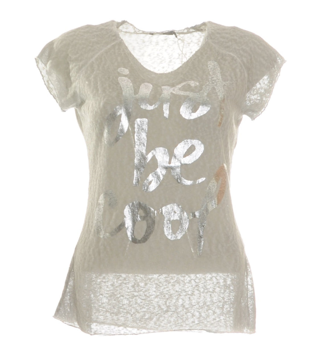 Viellette S/s Satin Top - Noos - Zand