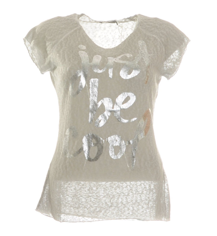 Viellette S/s Satin Top - Noos - Zand
