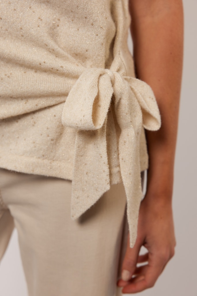 Anais Knit Top - Beige