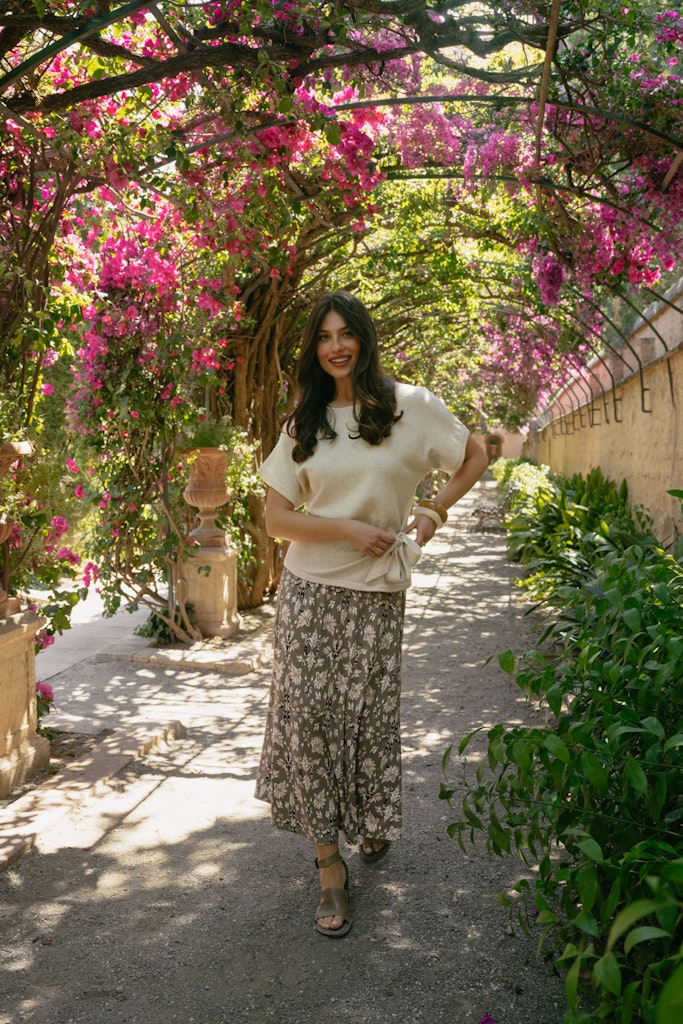 Anais Knit Top - Beige