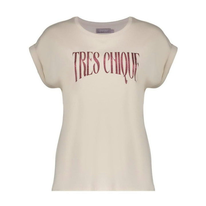 T-shirt ''tres Chique'' - Beige
