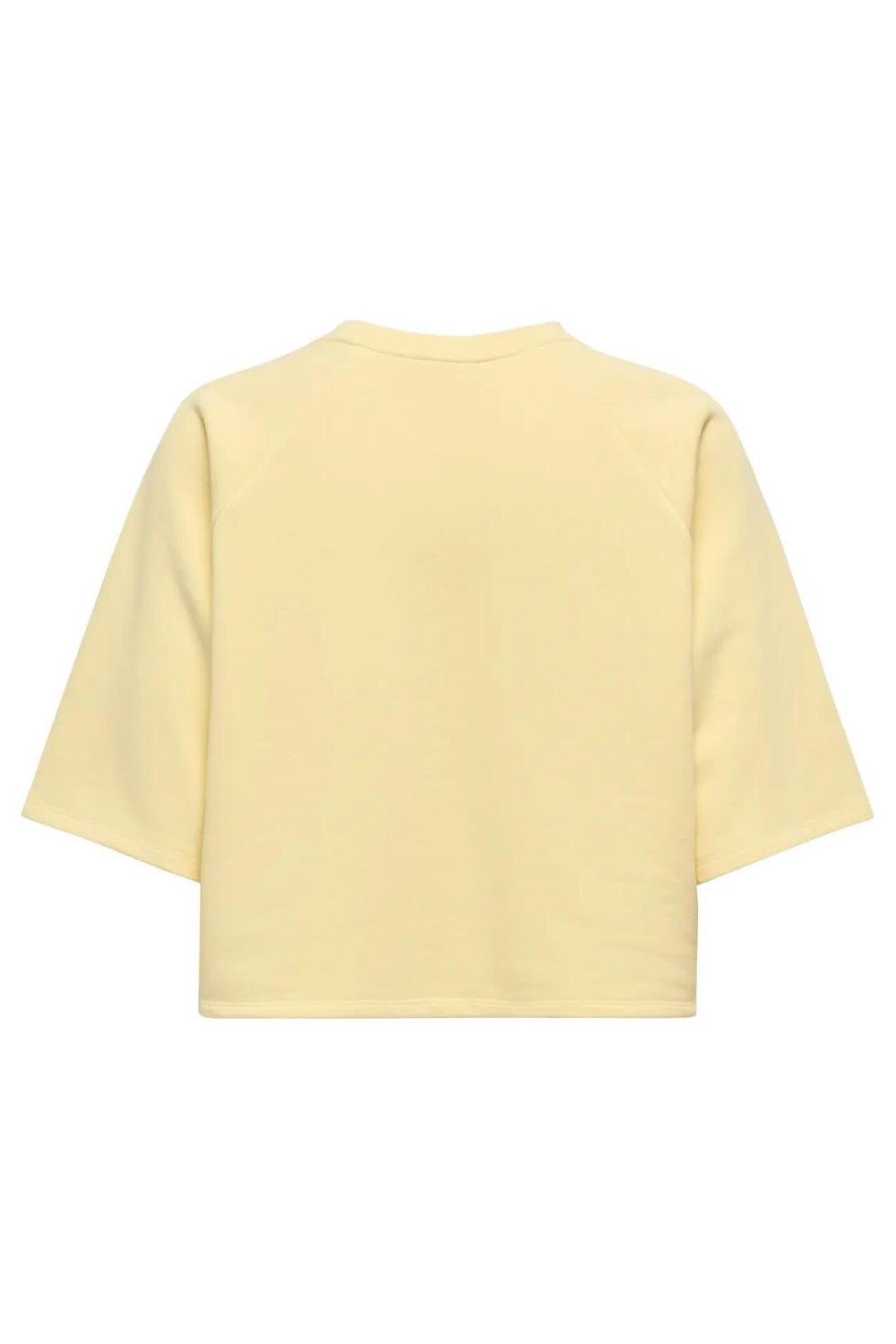 Onlcora S/s Print O-neck Ub Swt - Licht Geel