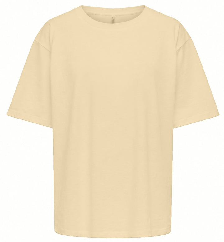 Onlbira S/s Loose Tee Jrs - Licht Geel