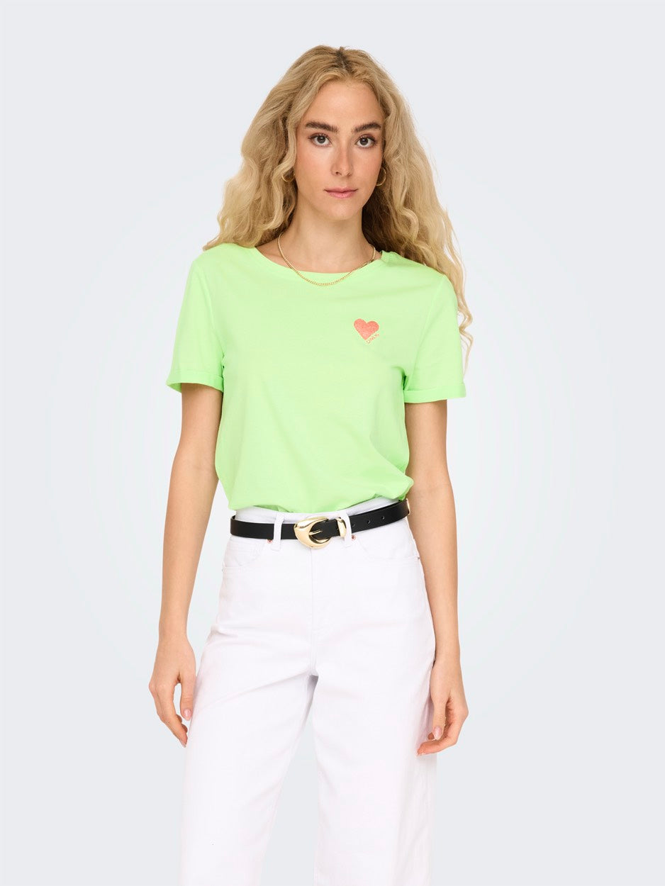 Onlkita Life S/s Top Noos - Mint