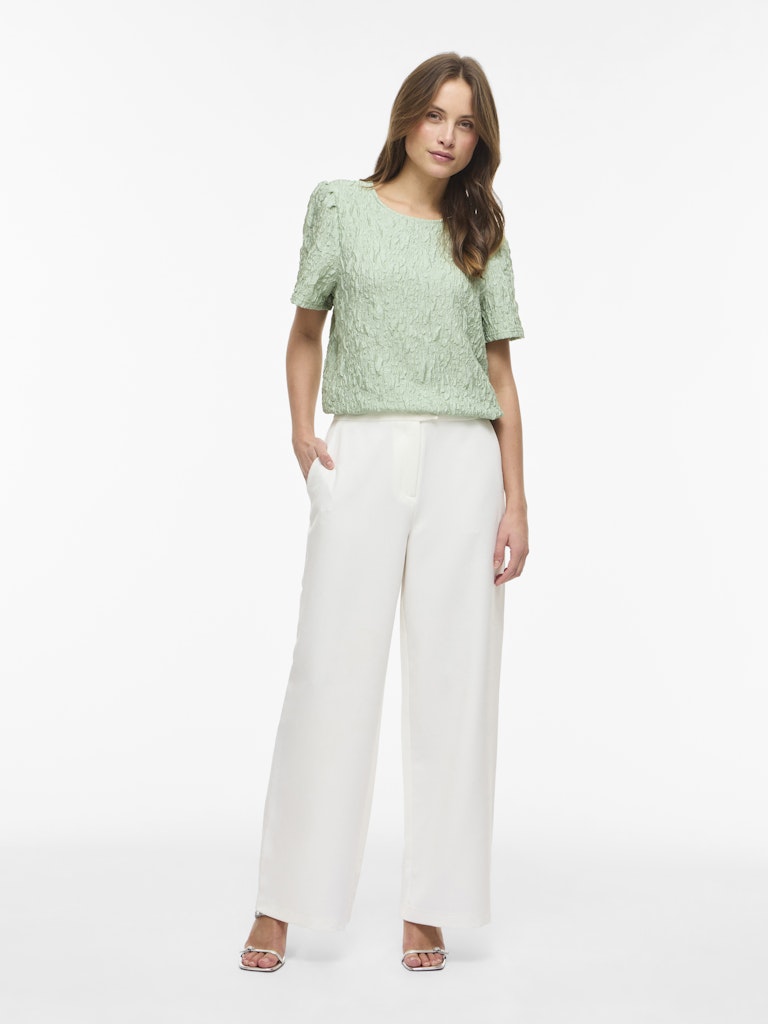 Visophia O-neck S/s Top/r - Mint