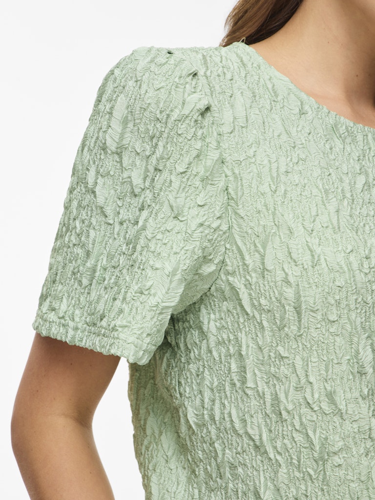 Visophia O-neck S/s Top/r - Mint