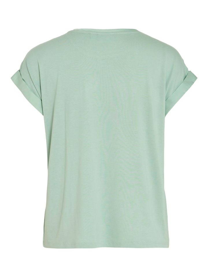 Viellette S/s Satin Top - Noos - Mint