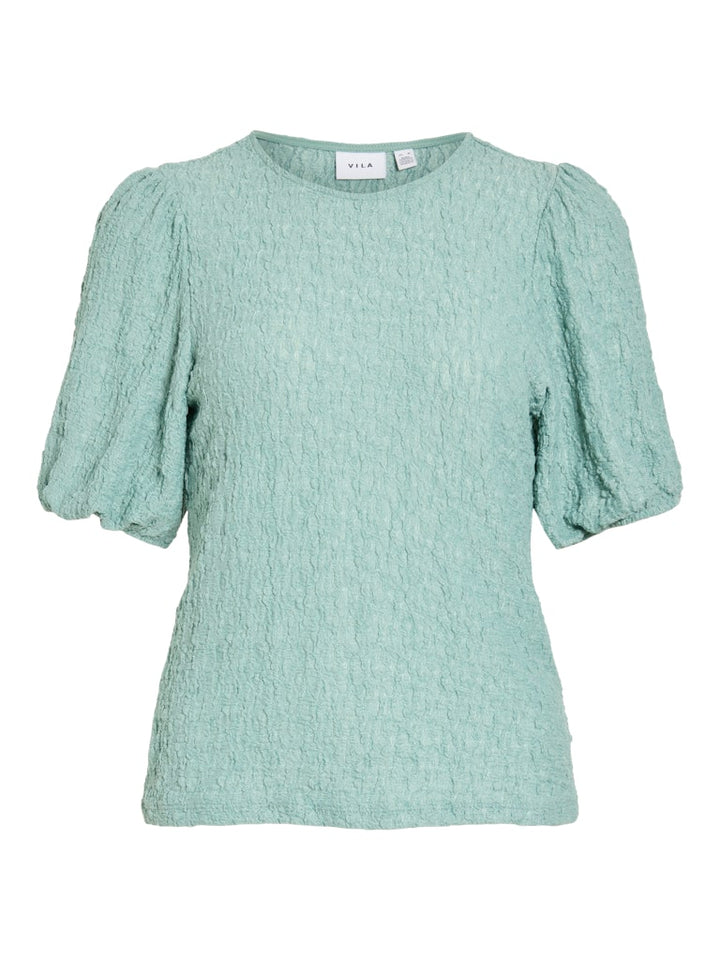 Vifall O-neck 2/4 Top - Noos - Oud Groen