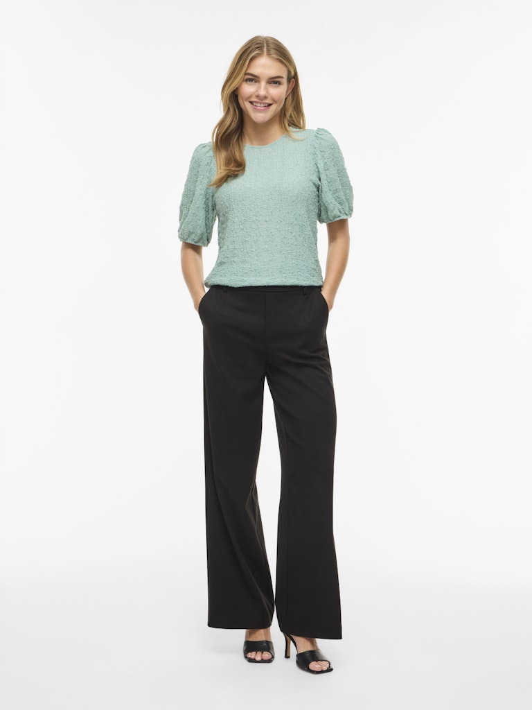 Vifall O-neck 2/4 Top - Noos - Oud Groen