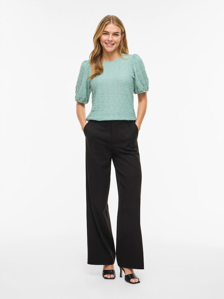 Vifall O-neck 2/4 Top - Noos - Oud Groen